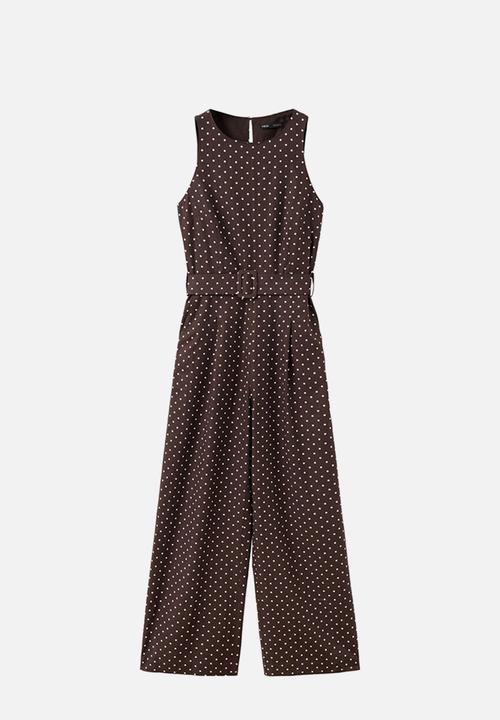 MANGO - Jumpsuit romeo - dark brown