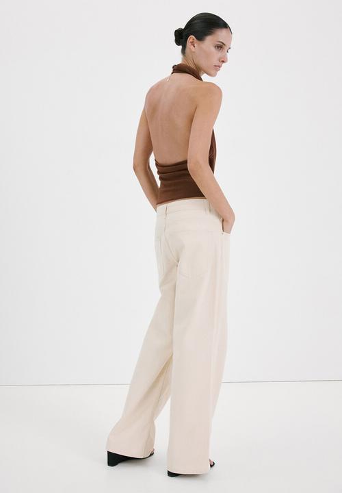 MANGO - Top coris - brown