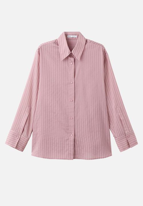 MANGO - Shirt lombi - light/pastel pink