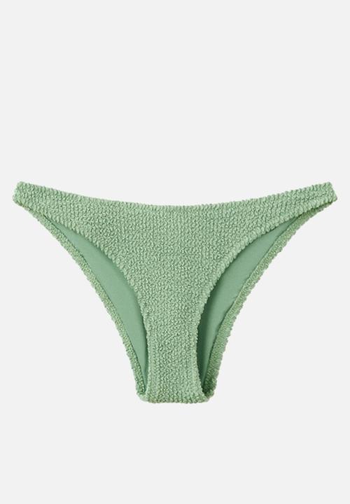 MANGO - Bikini pantie solene- light/pastel green