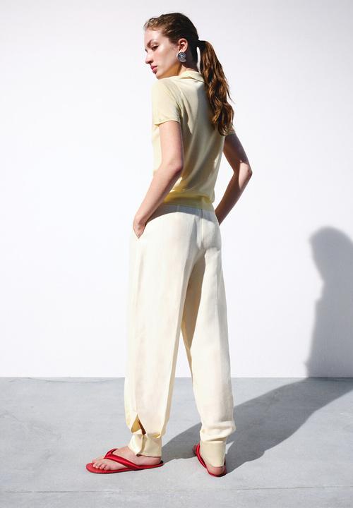 MANGO - Sweater luxon - light/pastel yellow