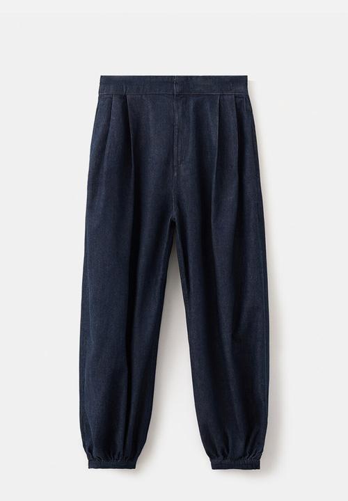 MANGO - Jeans souffle - open blue