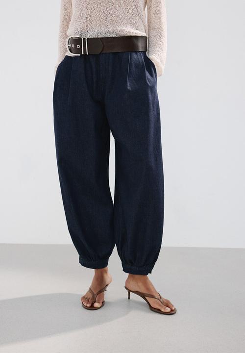 MANGO - Jeans souffle - open blue