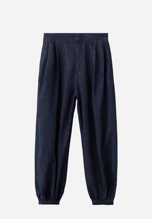 MANGO - Jeans souffle - open blue