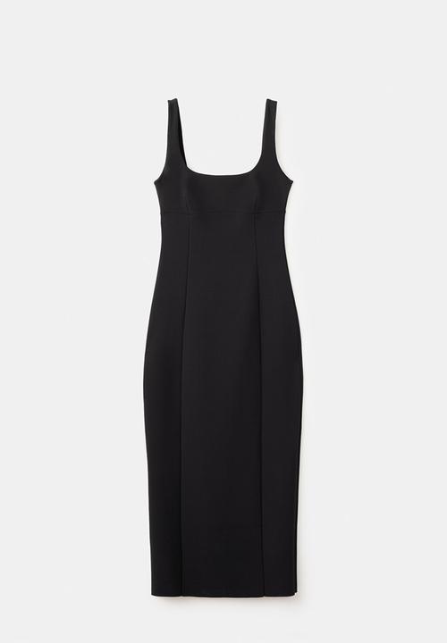 MANGO - Dress strait - black