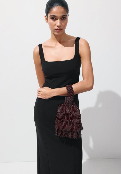 MANGO - Dress strait - black