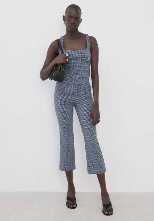 MANGO - Trousers victoria - medium blue
