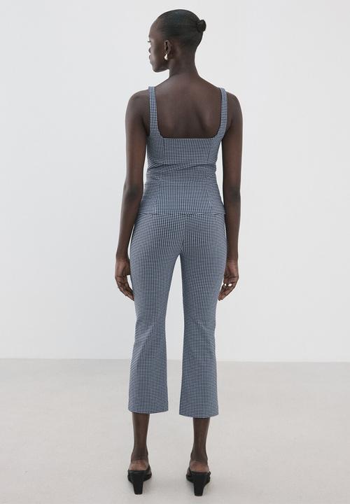 MANGO - Trousers victoria - medium blue