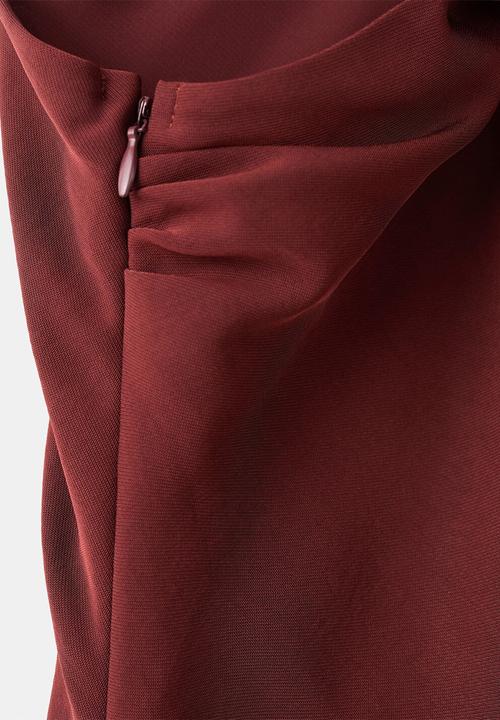 MANGO - Jumpsuit claire - dark red