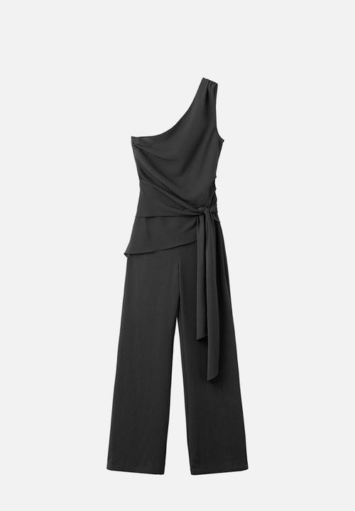 MANGO - Jumpsuit claire - black