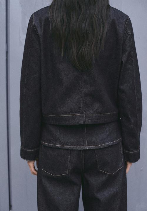 MANGO - Jacket clemence - open blue