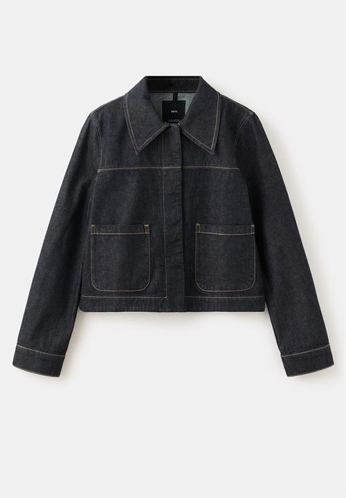 MANGO - Jacket clemence - open blue