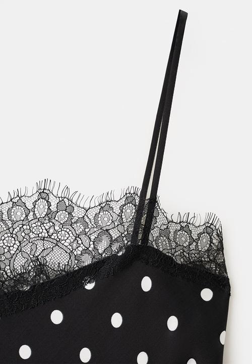 MANGO - Top toptop - black