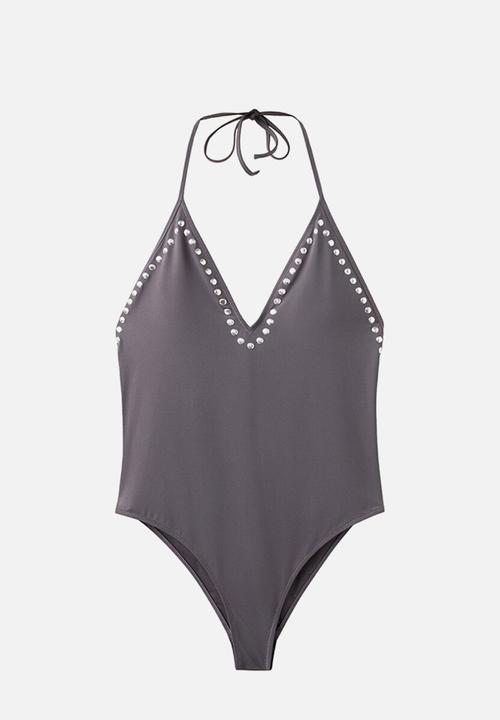 MANGO - Swimsuit siracusa- gray