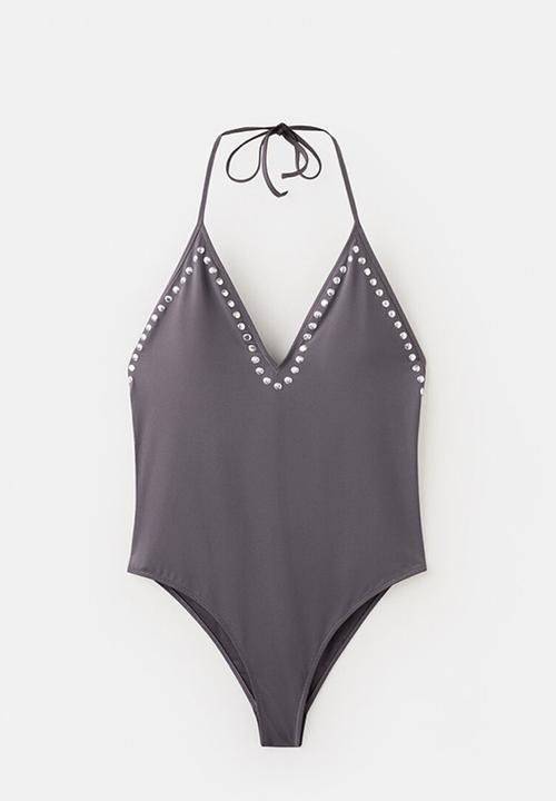 MANGO - Swimsuit siracusa- gray