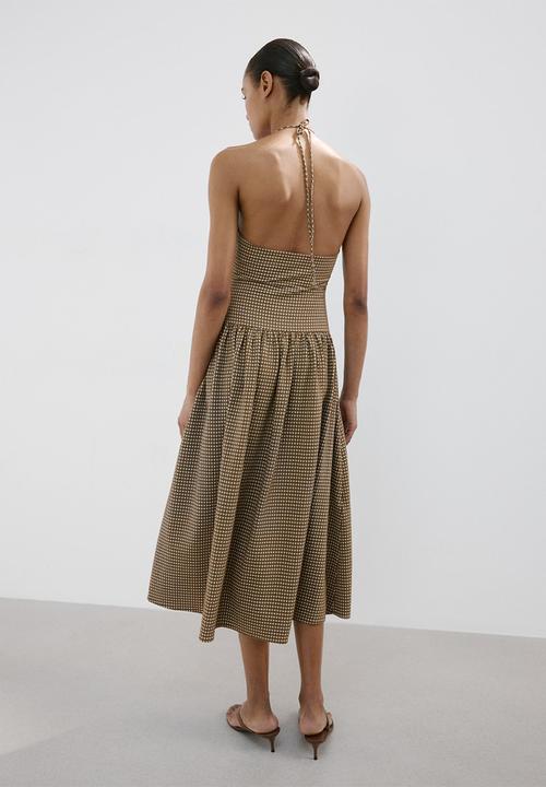 MANGO - Dress vini - khaki