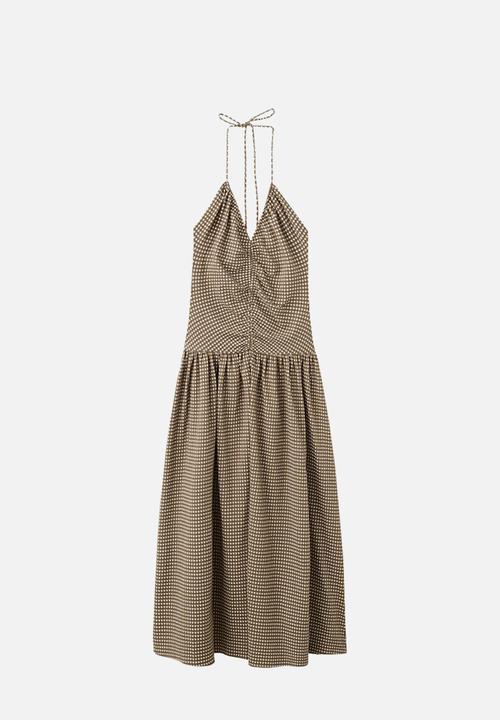 MANGO - Dress vini - khaki