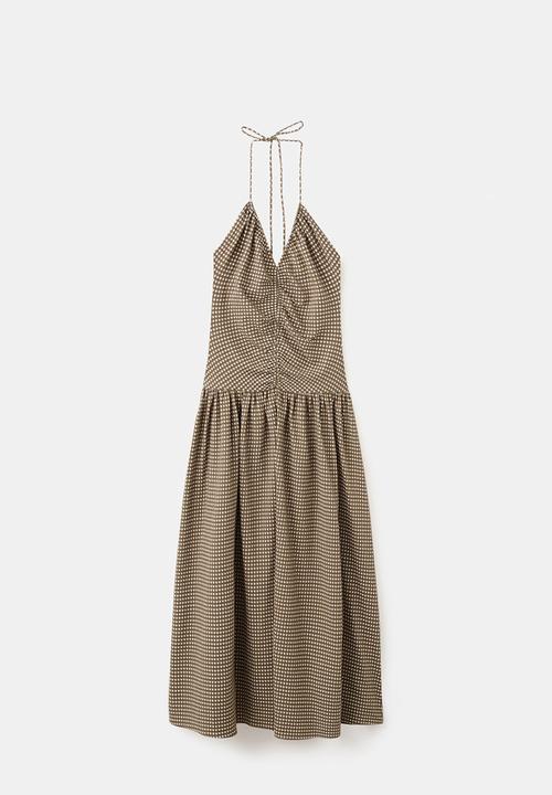 MANGO - Dress vini - khaki