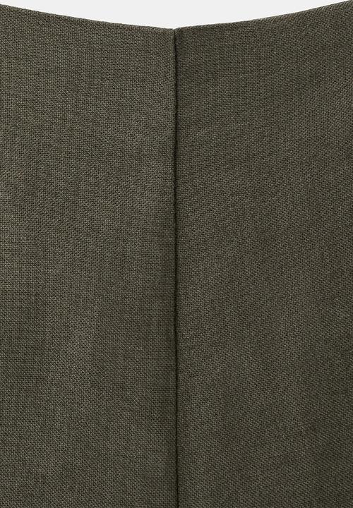 MANGO - Trousers linovis - beige/khaki