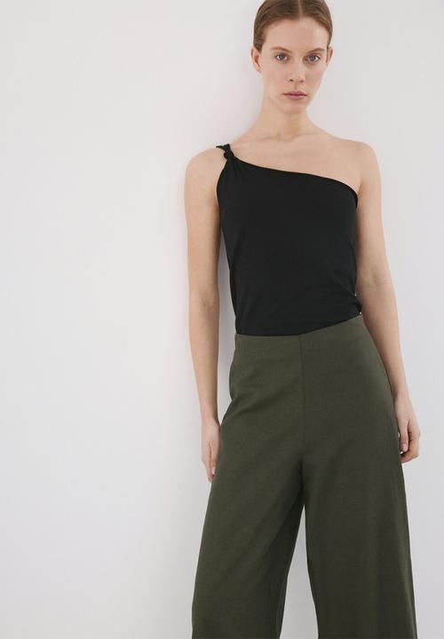 MANGO - Trousers linovis - beige/khaki