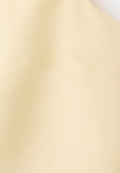 MANGO - Vest laguna - light/pastel yellow