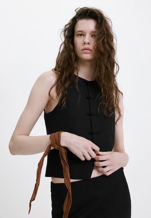 MANGO - Vest laguna - black