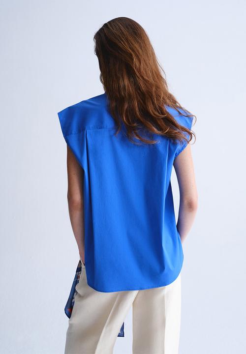 MANGO - Shirt katrina - medium blue