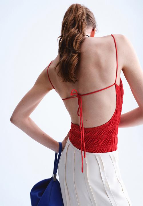 MANGO - Bodysuit lua - red