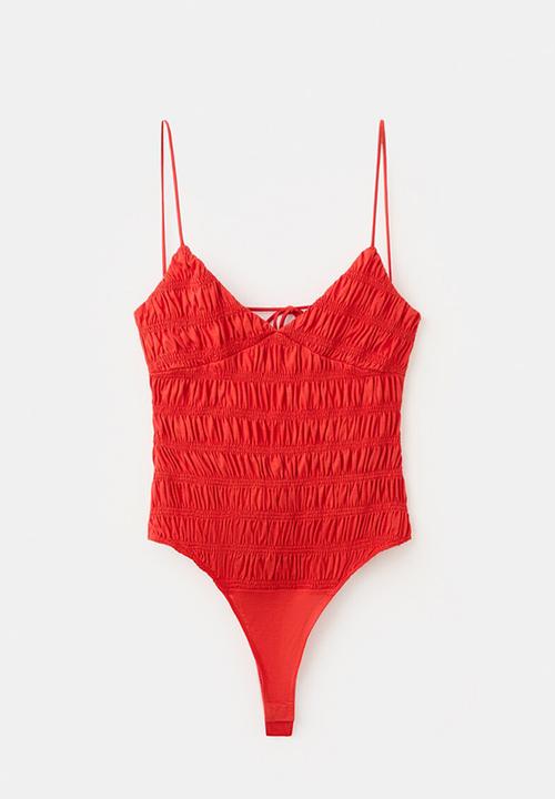 MANGO - Bodysuit lua - red