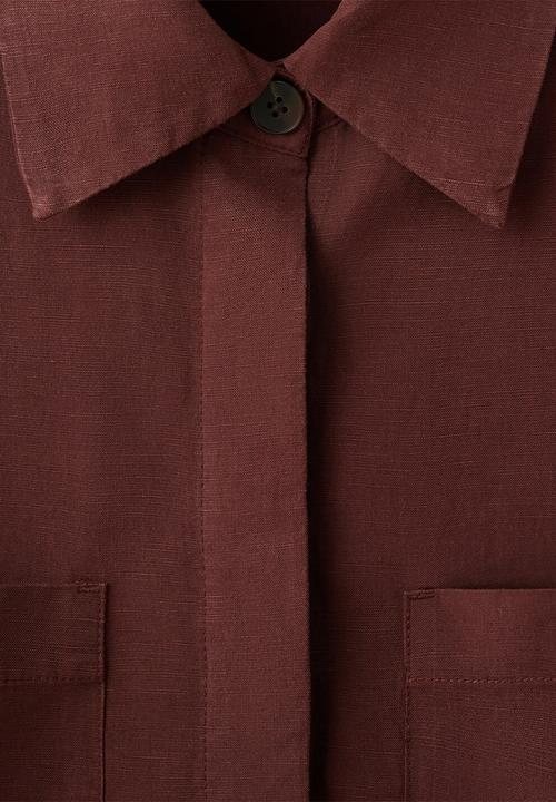MANGO - Overshirt ricardo - medium orange