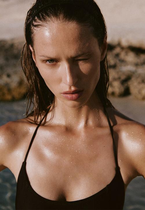 MANGO - Swimsuit moira- black