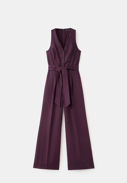MANGO - Jumpsuit rosanna - medium purple