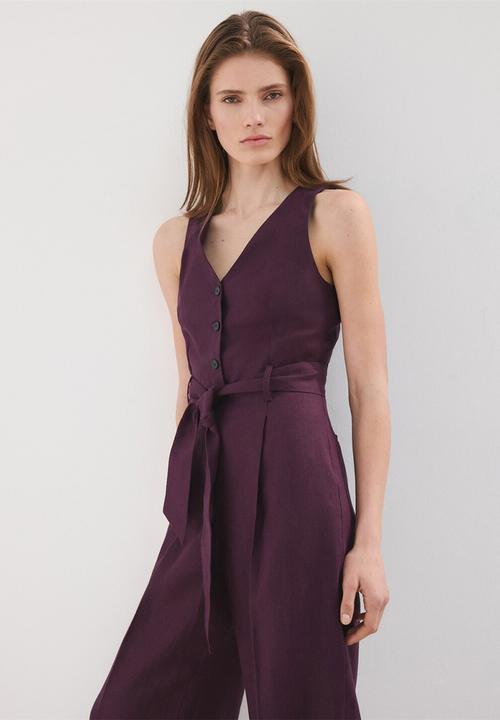 MANGO - Jumpsuit rosanna - medium purple