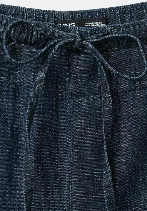 MANGO - Trousers calonge - open blue