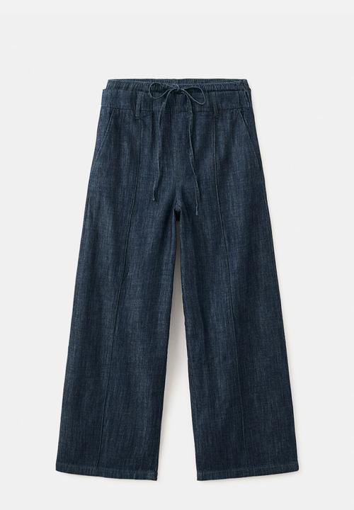 MANGO - Trousers calonge - open blue