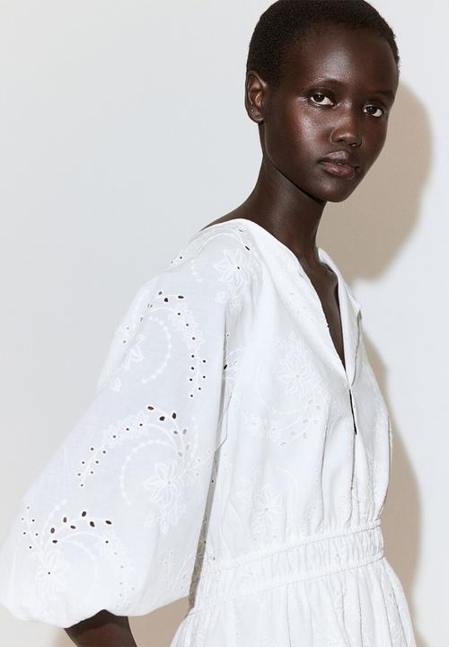 MANGO - Dress beatrice - white