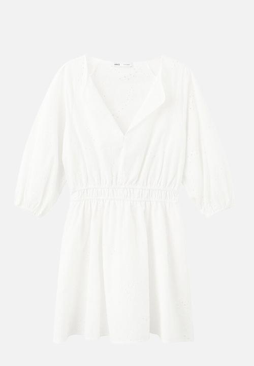 MANGO - Dress beatrice - white