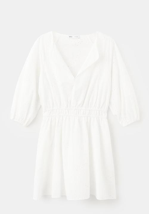 MANGO - Dress beatrice - white