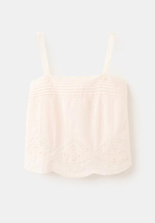 MANGO - Top mister - light/pastel pink