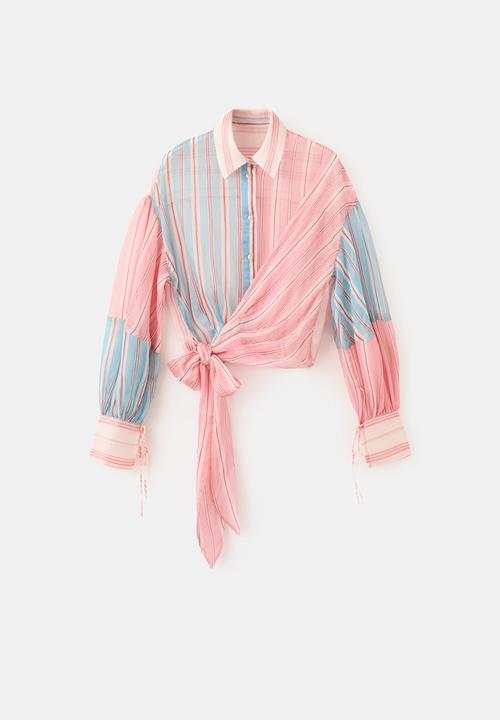 MANGO - Blouse katla - medium blue
