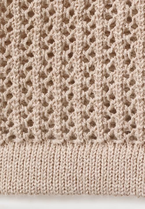 MANGO - Cardigan lemon - light/pastel brown
