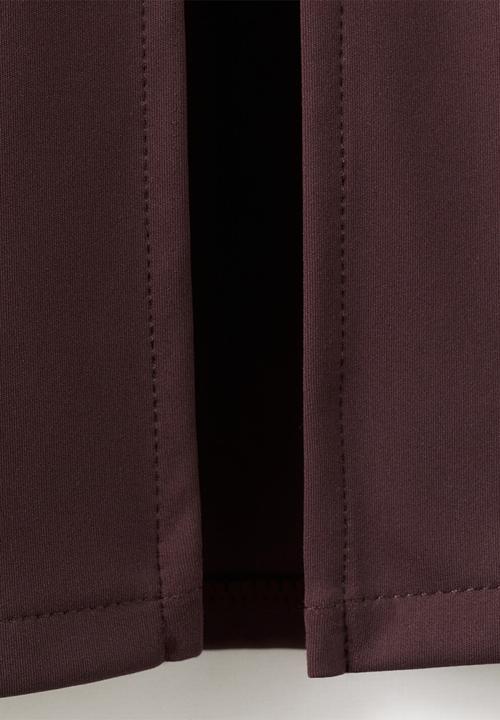 MANGO - Dress rayo - dark red