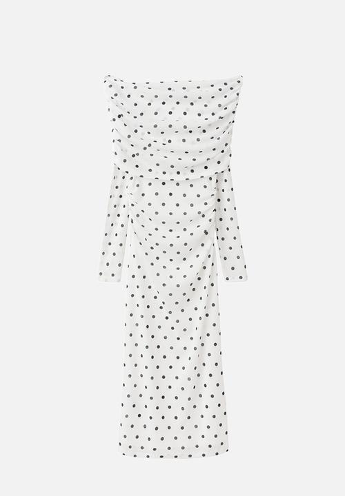 MANGO - Dress nevado - white