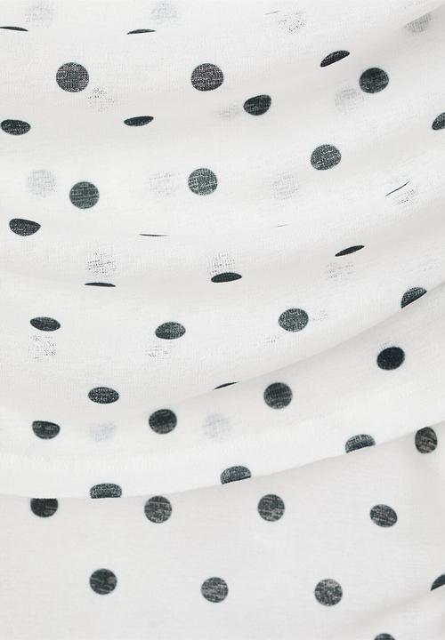 MANGO - Dress nevado - white