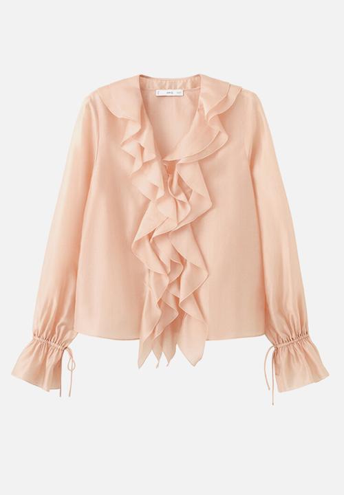 MANGO - Blouse laila- light/pastel pink