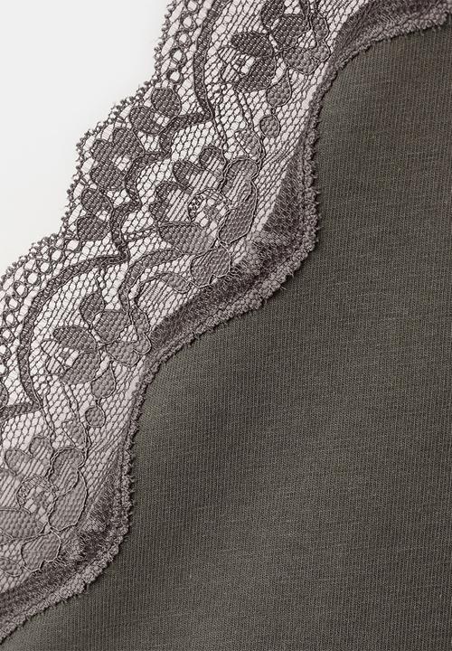 MANGO - Top sofia - medium brown