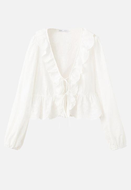 MANGO - Blouse glicine - natural
