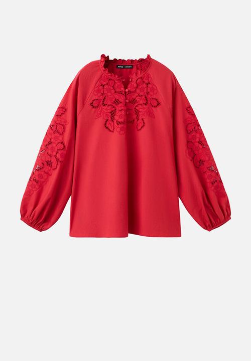 MANGO - Blouse betty - red