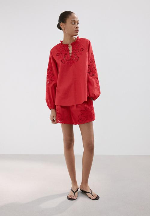 MANGO - Blouse betty - red