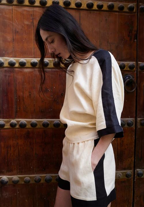 MANGO - Shorts morti - light beige